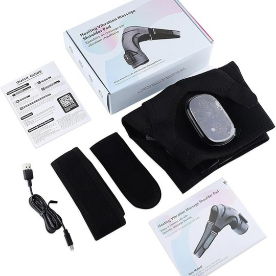 Schoudermassage verwarmer voor ontspanning en verlichting van pijn