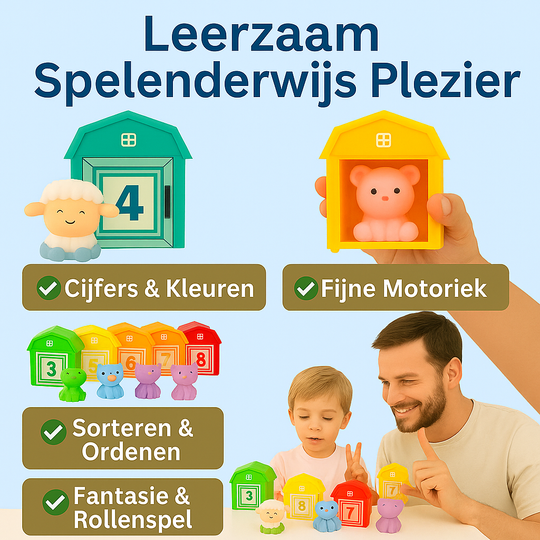 Peekabo Kleurrijke boerderijdieren -  educatie