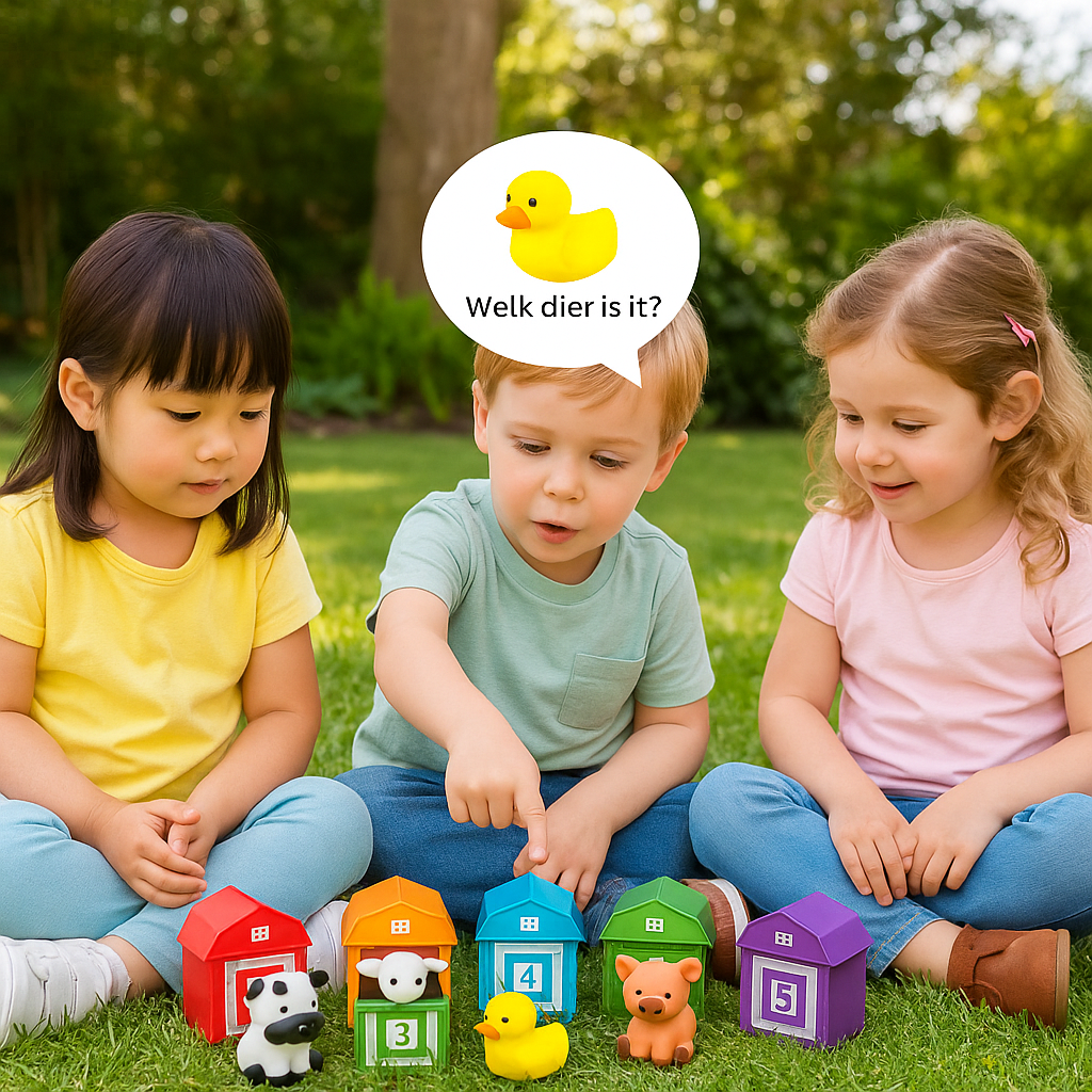 Peekabo Kleurrijke boerderijdieren -  educatie