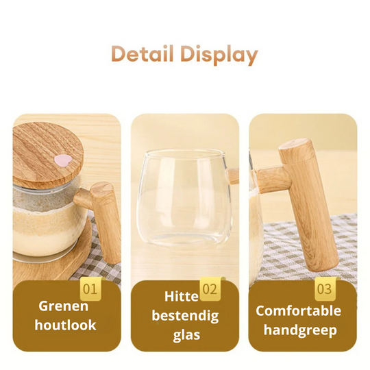 Zelfroerende mok - Slim roeren, waar je ook bent – thuis, werk, auto of sport