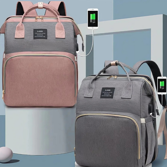 Alles-in-één luiertas met USB