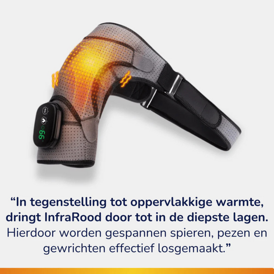 Schoudermassage verwarmer voor ontspanning en verlichting van pijn