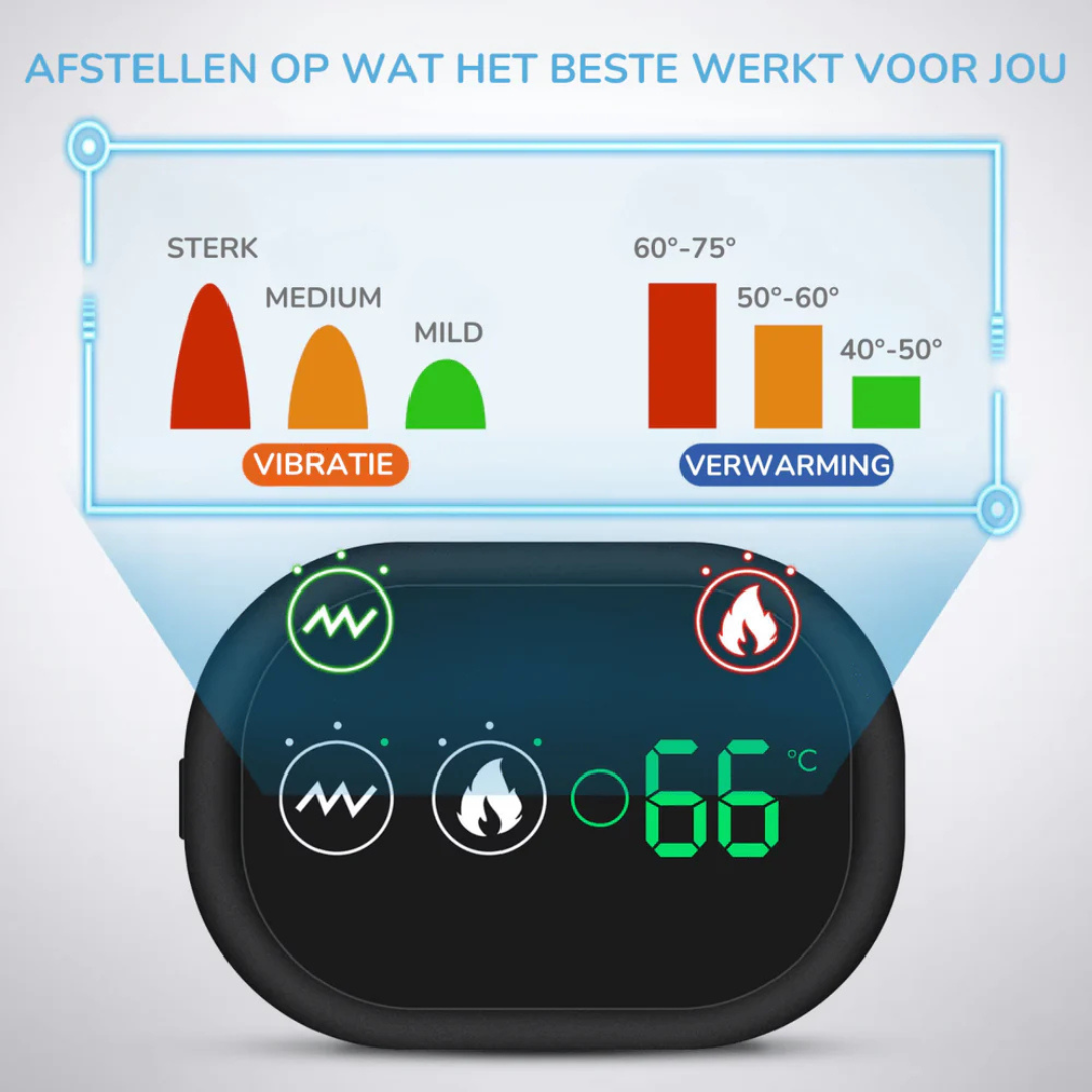 Schoudermassage verwarmer voor ontspanning en verlichting van pijn