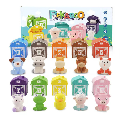 Peekabo Kleurrijke boerderijdieren -  educatie